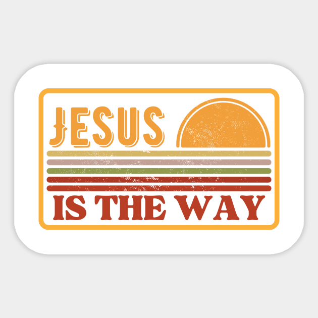 Jesus Is The Way - Bible Verse Christian Quote Sticker by Heavenly Heritage